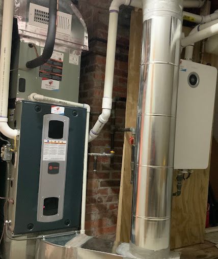 Basement HVAC equipment