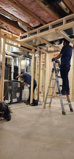 Construction framing HVAC